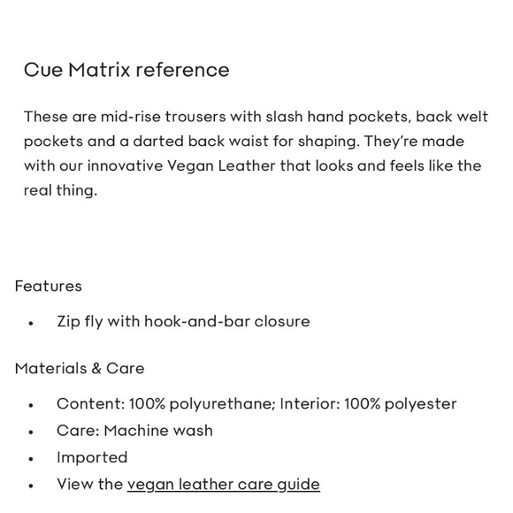 NEUFS/NEW Aritzia Babaton Command pants CROPPED (grandeur/size 8) - Picture 2 of 2